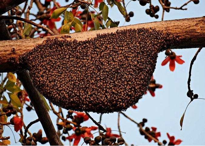 野生蜜蜂的生活环境和特点（家养蜜蜂和野生蜜蜂区别）